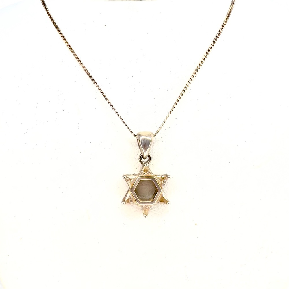 925 stamped Sterling Silver David’s Star Necklace